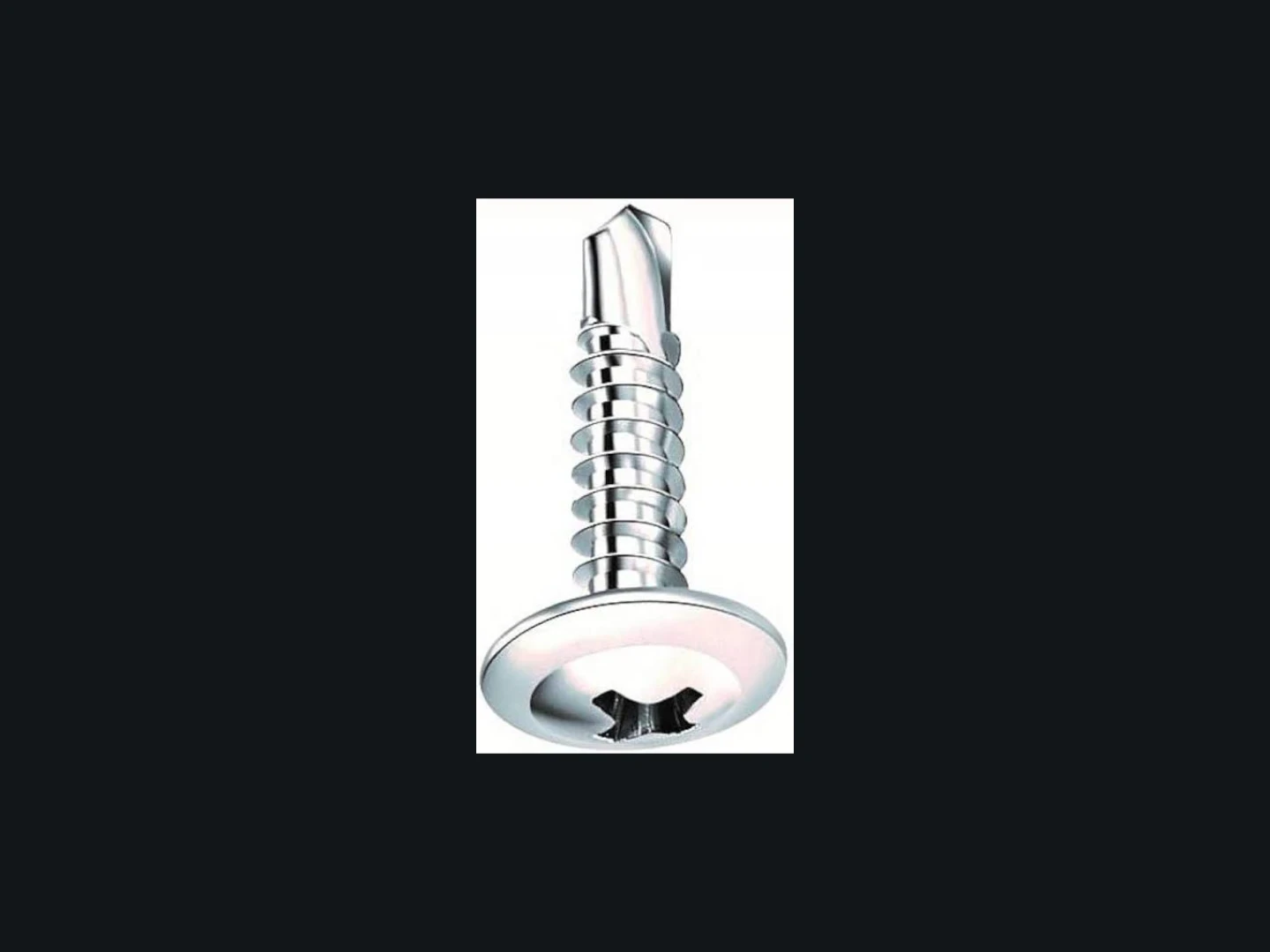 Roofing screws, ridge caps and accessories used for sheet roofing